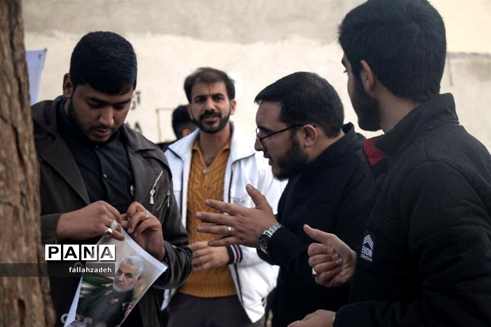 برپایی موکب «سپهبد شهید حاج قاسم سلیمانی» در ابرکوه