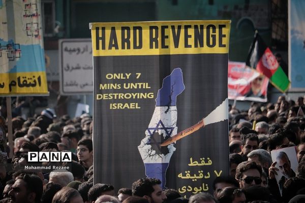 مراسم تشیع پیکر شهید سپهبد قاسم سلیمانی و شهیدان همراهش