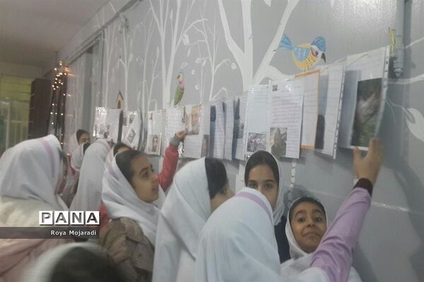 برگزاری نمایشگاه نقاشی در آموزشگاه پروین به‌مناسبت شهادت سردار مقاومت در خراسان شمالی