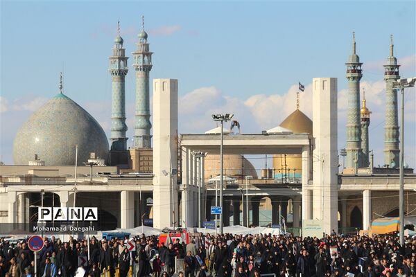 تشییع تاریخی پیکر سردار سلیمانی در قم -1