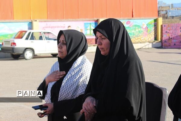 عزاداری دانش آموزان پیشتاز مدرسه جهادگران یاسوج در سوگ سردار دلها