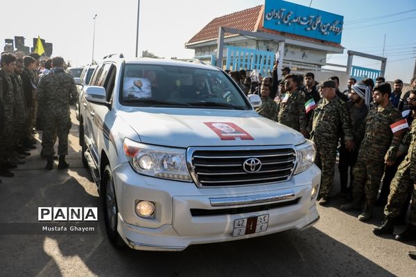 تشییع پیکر پاک شهید ابومهدی المهندس در آبادان و خرمشهر