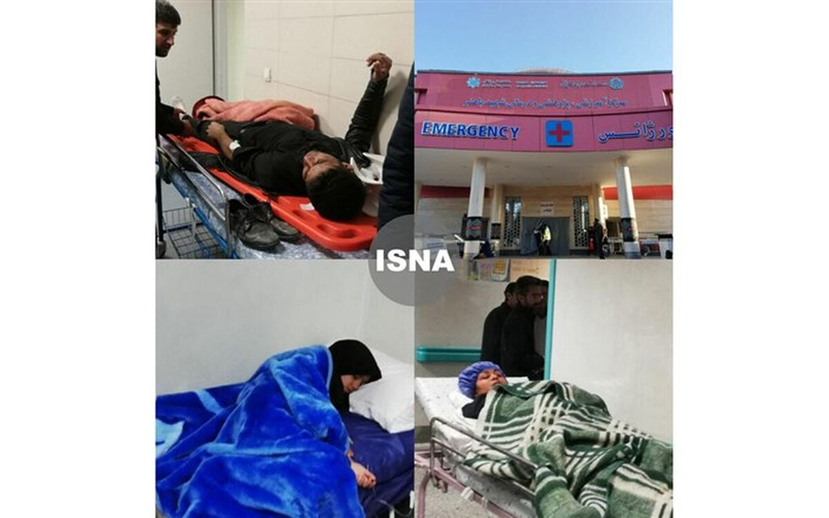 اسامی مصدومان حادثه امروز انتقال داده شده به بیمارستان شفای کرمان