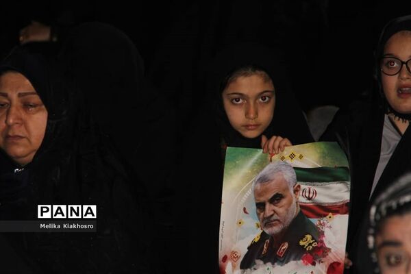 مراسم بزرگداشت شهید سردار سلیمانی در محمودآباد