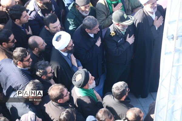 مراسم سوگواری شهادت سردار سلیمانی در همدان
