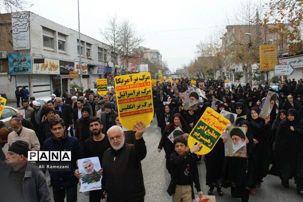 راهپیمایی حمایت از اقتدار جمهوری اسلامی در قائم‌شهر