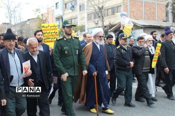راهپیمایی حمایت از اقتدار جمهوری اسلامی در قائم‌شهر