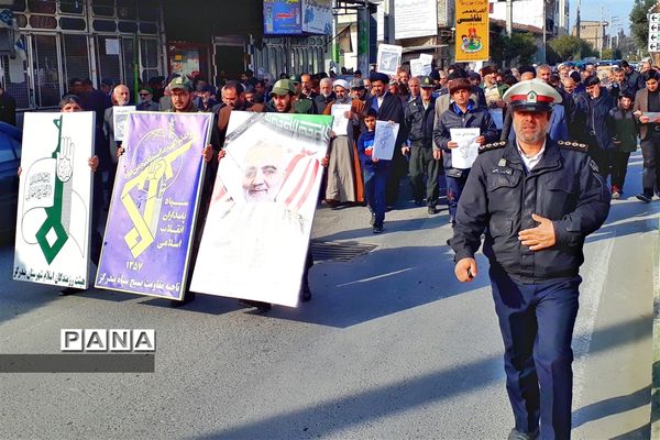 راهپیمایی در حمایت از اقتدار و صلابت نظام مقدس جمهوری اسلامی