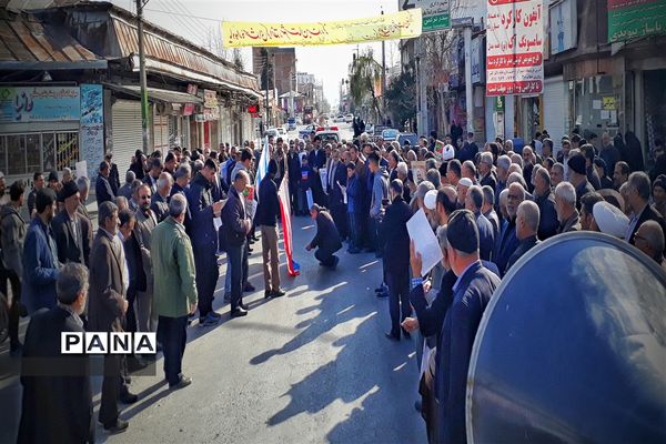 راهپیمایی در حمایت از اقتدار و صلابت نظام مقدس جمهوری اسلامی