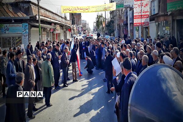 راهپیمایی در حمایت از اقتدار و صلابت نظام مقدس جمهوری اسلامی