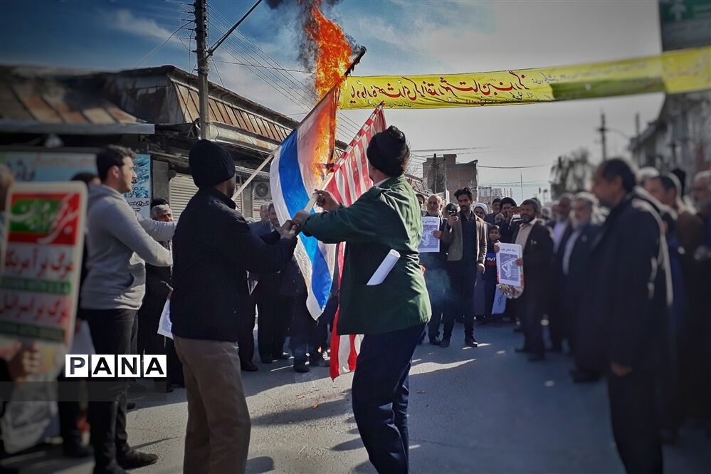 راهپیمایی در حمایت از اقتدار و صلابت نظام مقدس جمهوری اسلامی