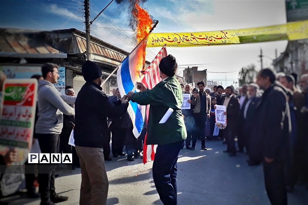 راهپیمایی در حمایت از اقتدار و صلابت نظام مقدس جمهوری اسلامی