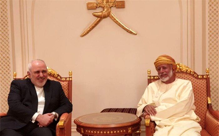 دیدار ظریف با یوسف بن علوی