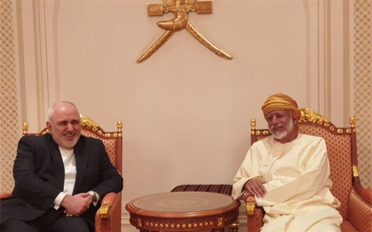 دیدار ظریف با یوسف بن علوی