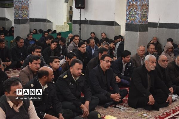 گرامیداشت سردار شهید سلیمانی و دانشجوی شهید امیرحسین قربانی بهابادی در روستای  بنستان بهاباد