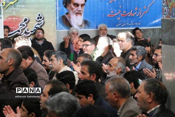 گرامیداشت سردار شهید سلیمانی و دانشجوی شهید امیرحسین قربانی بهابادی در روستای  بنستان بهاباد