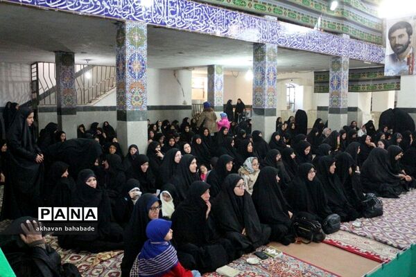 گرامیداشت سردار شهید سلیمانی و دانشجوی شهید امیرحسین قربانی بهابادی در روستای  بنستان بهاباد