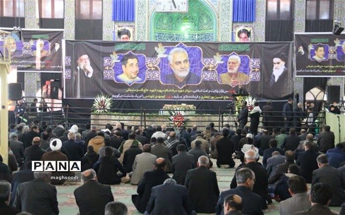 مراسم بزرگداشت سپهبد شهید حاج قاسم سلیمانی و سردار شهید پور جعفری