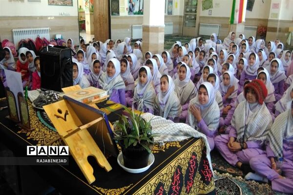 مراسم بزرگداشت شهادت سردارسلیمانی در مدارس ابرکوه
