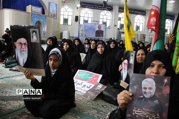 مراسم یادبود سپهبد شهید حاج قاسم سلیمانی در مصلی قدس زاهدان