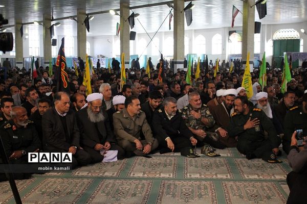 مراسم یادبود سپهبد شهید حاج قاسم سلیمانی در مصلی قدس زاهدان