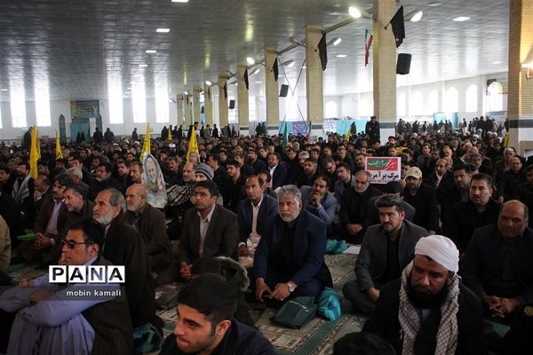 مراسم یادبود سپهبد شهید حاج قاسم سلیمانی در مصلی قدس زاهدان