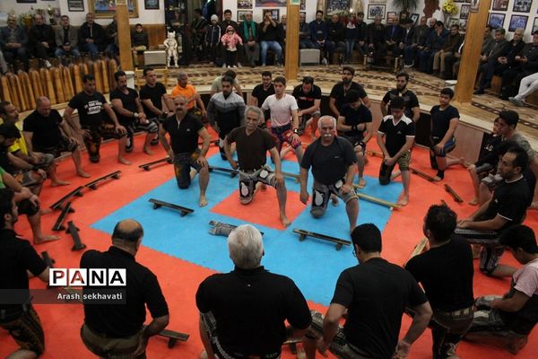 مراسم سالگرد پهلوان تختی در محل زورخانه مالک اشتر بیرجند