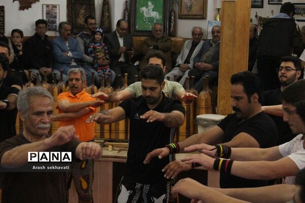 مراسم سالگرد پهلوان تختی در محل زورخانه مالک اشتر بیرجند