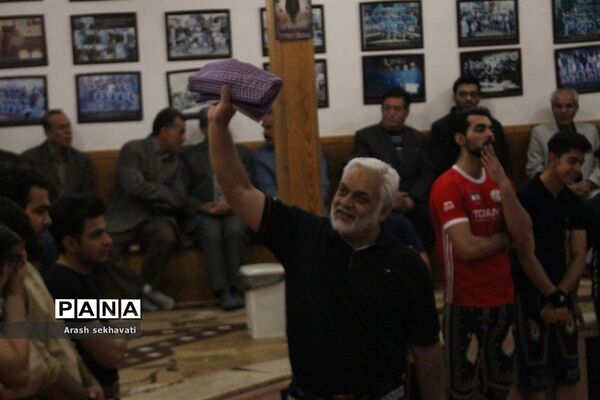 مراسم سالگرد پهلوان تختی در محل زورخانه مالک اشتر بیرجند