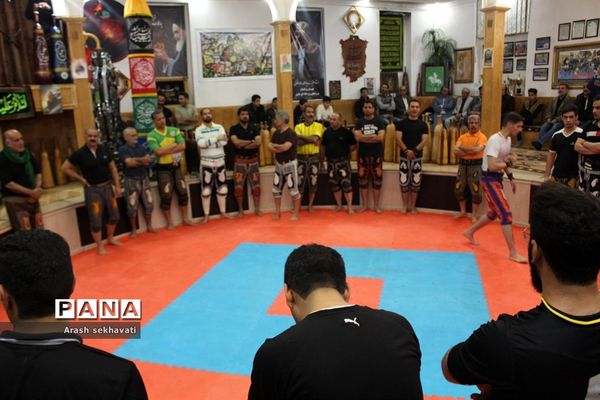 مراسم سالگرد پهلوان تختی در محل زورخانه مالک اشتر بیرجند