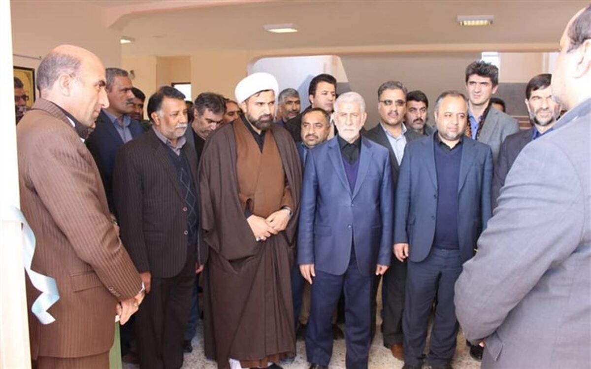 افتتاح مجتمع آموزشی 12 کلاسه شادروان حافظی در شهرستان نیمروز