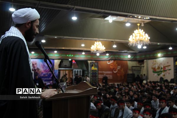 مراسم یادواره شهید حاج قاسم سلیمانی  درمهدیه  مشهد