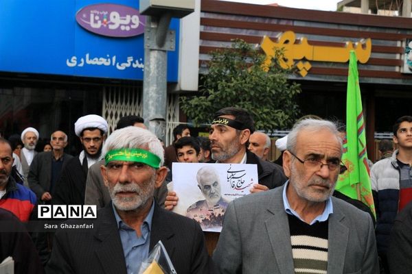 اجتماع مردمی سلیمانی‌ها در ساری