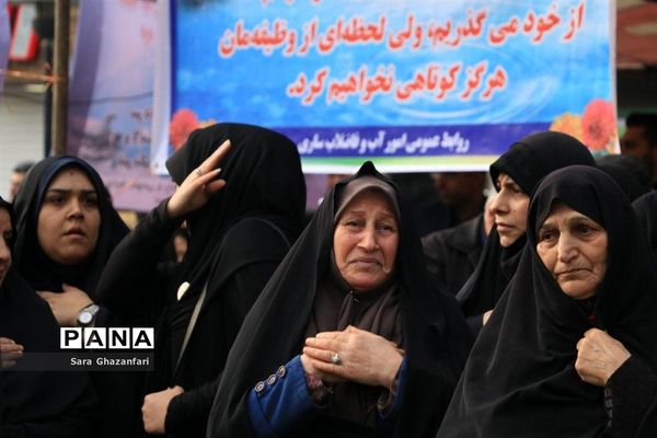 اجتماع مردمی سلیمانی‌ها در ساری