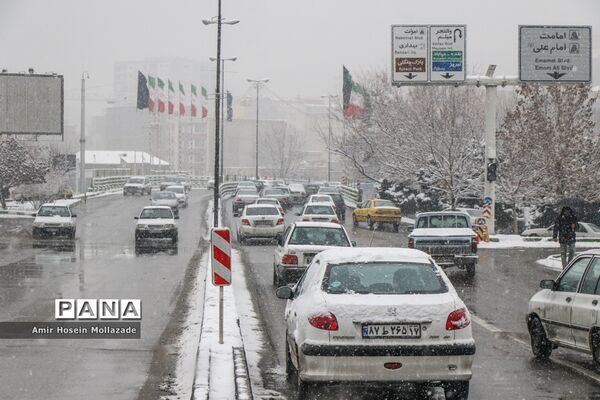 بارش برف در ارومیه