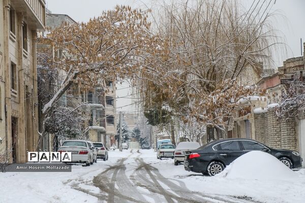 بارش برف در ارومیه