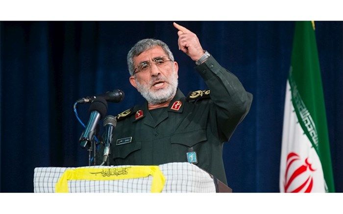 مراسم معارفه سردار قاآنی و معرفی جانشین فرماندهی نیروهای قدس برگزارشد