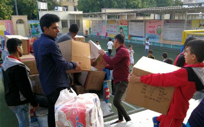 کمک های غیرنقدی دانش آموزان و فرهنگیان استان به بشاگرد ارسال شد