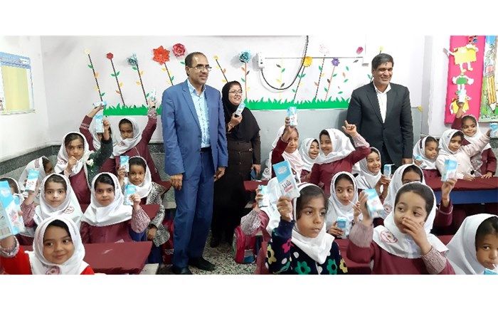 آغاز توزیع شیررایگان در مدارس هرمزگان