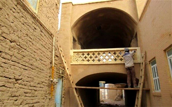 سایه‌باد میرزا آقاهای یزد مرمت شد