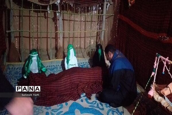 افتتاحیه نمایشگاه بیت الاحزان به‌مناسبت شهادت حضرت فاطمه(س)درشهرستان حمیدیه