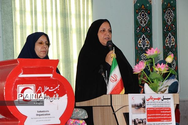 پویش سیل مهربانی دردبیرستان شهید صدوقی یزد