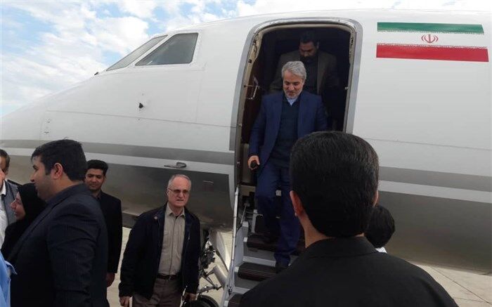 محمد باقر نوبخت  وارد چابهار شد