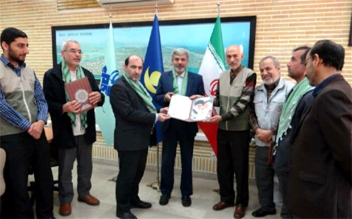 تقدیر ایثارگران بدون مرز از صدا و سیمای مرکز بوشهر