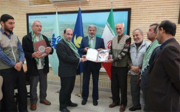 تقدیر ایثارگران بدون مرز از صدا و سیمای مرکز بوشهر