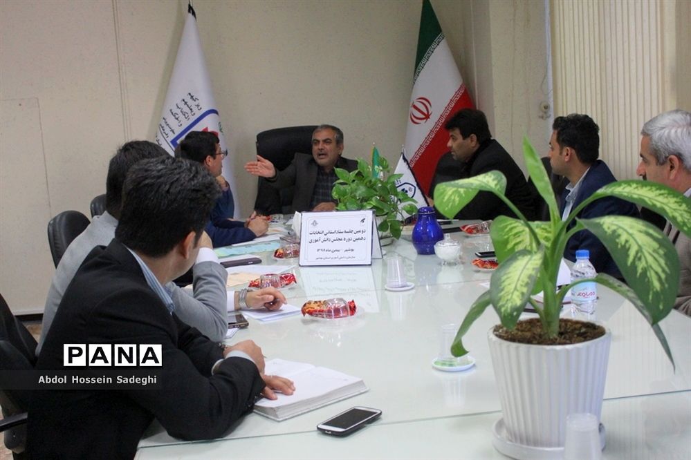 جلسه ستاد استانی انتخابات دهمین دوره مجلس دانش آموزی استان بوشهر