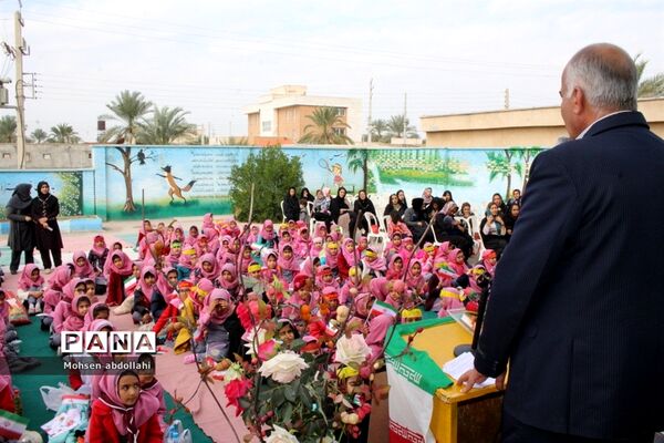 سیل مهربانی  در دبستان دخترانه شهید دانشگر سعدآباد