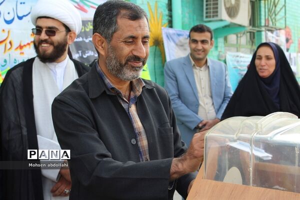 سیل مهربانی  در دبستان دخترانه شهید دانشگر سعدآباد