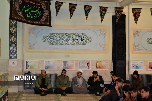 آیین عزاداری و سوگواری حضرت فاطمه زهرا(س) در دبیرستان مومنین