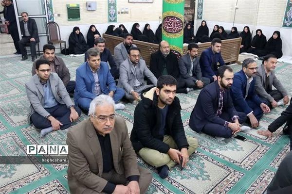 وداع با شهید گمنام دراداره‌کل آموزش و پرورش استان یزد